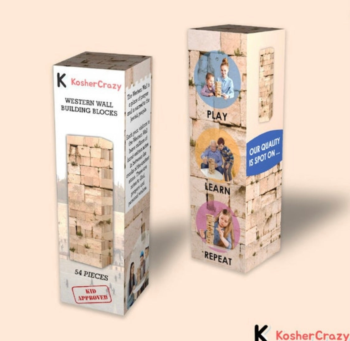 Western Wall Building Blocks ® - AVAILABLE ON AMAZON